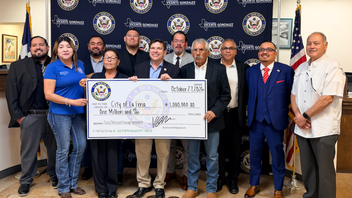 Congressman Gonzalez with the City of La Feria. October 27, 2026.