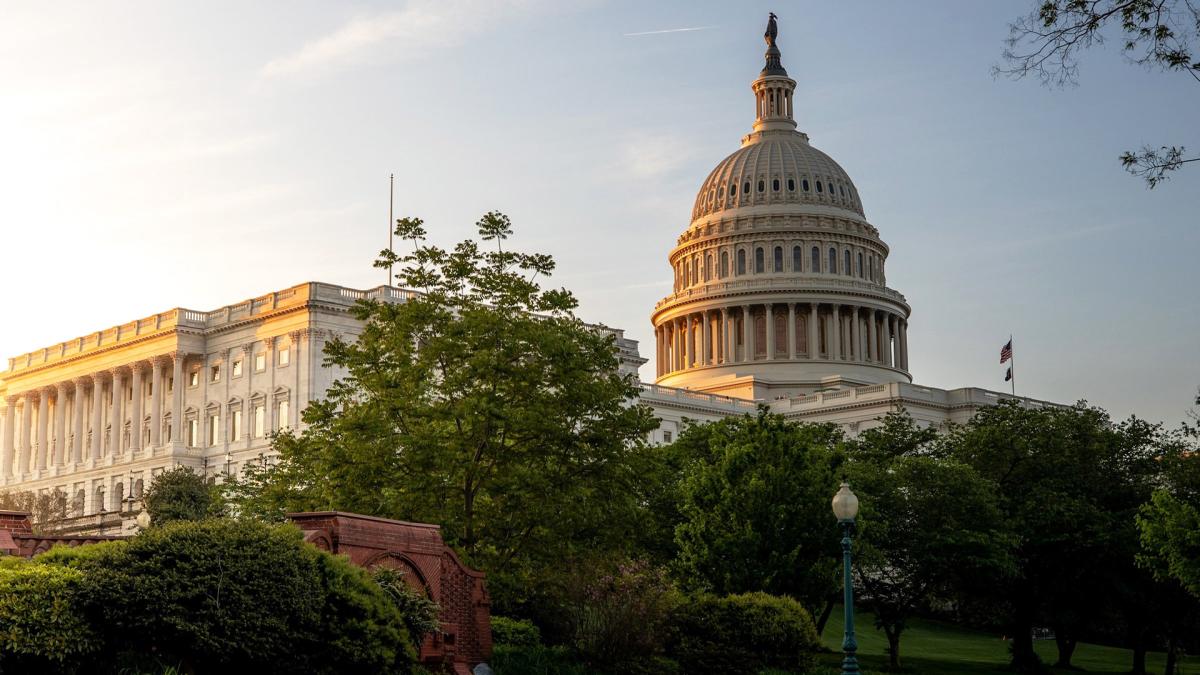 United States Capitol Building at Sunrise