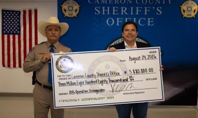 Congressman Gonzalez and Sheriff Manny Treviño. August 24, 2026. 