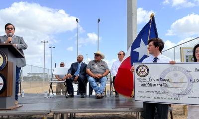 Congressman Gonzalez discusses $2 million in federal funding he secured for the City of Donna. August 14, 2026.