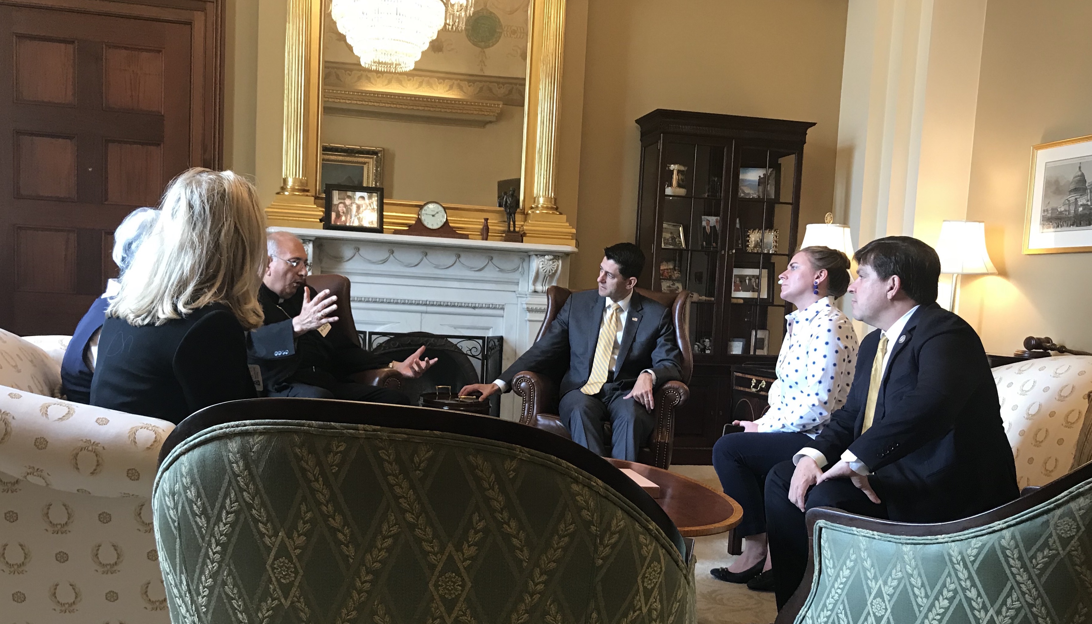 Congressman Gonzalez and Sister Norma discuss DACA with Speaker Ryan 
