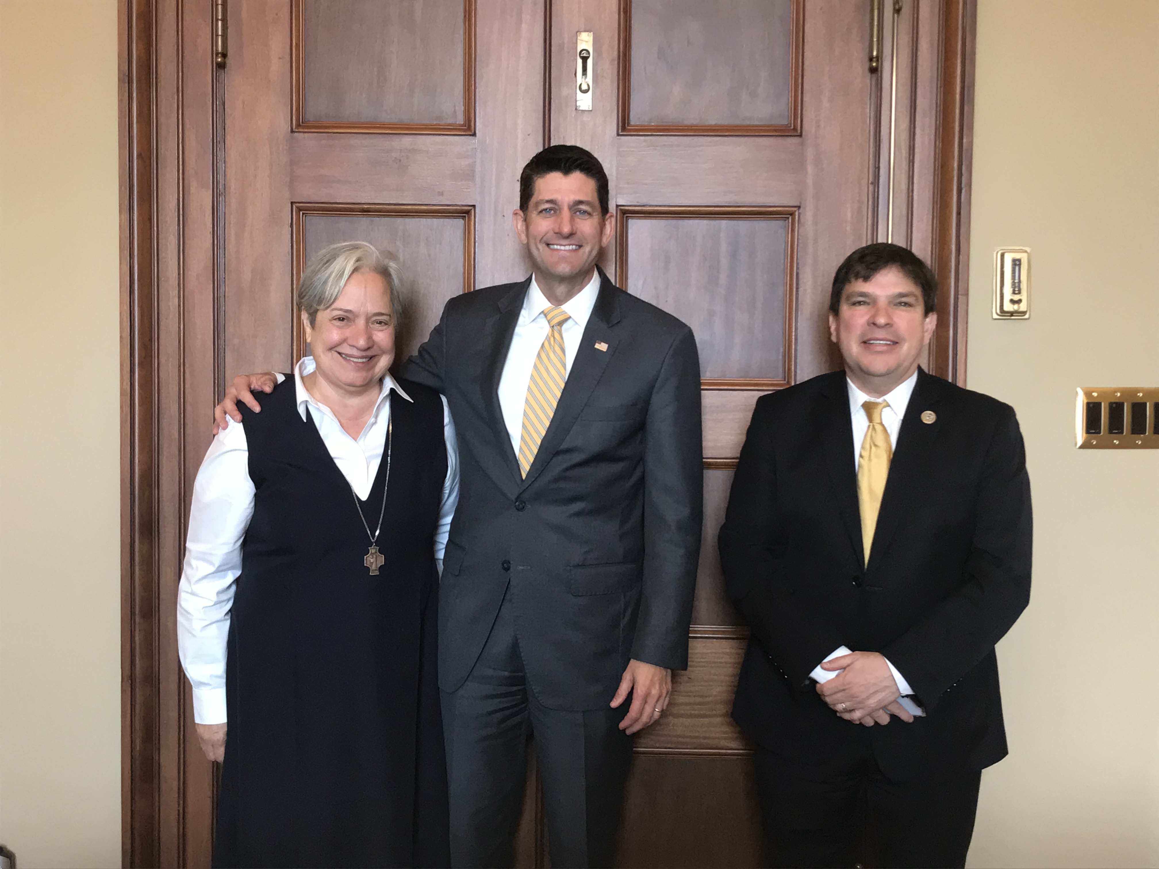 Sister Norma, Speaker Ryan, Congressman Gonzalez 